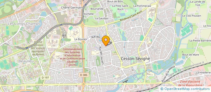 localisation de l'entreprise MONSIEUR JEAN-PIERRE ALLAIN  CESSON-SEVIGNE