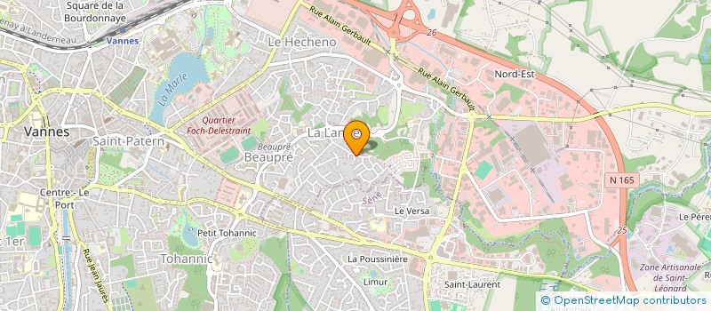 localisation de l'entreprise MONSIEUR JEAN PIERRE ALLEARD à VANNES