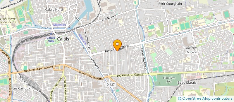 localisation de l'entreprise MONSIEUR JEAN-PIERRE ALLEXANDRE  CALAIS