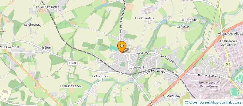 localisation de l'entreprise MONSIEUR JEAN-PIERRE ALLO à QUEVERT