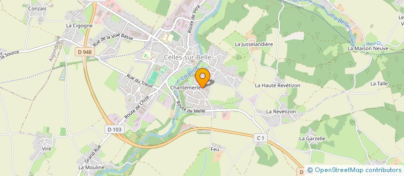 localisation de l'entreprise MONSIEUR JEAN-PIERRE ALMINANA  CELLES-SUR-BELLE