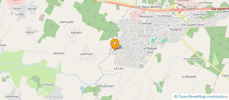 localisation de l'entreprise MONSIEUR JEAN PIERRE ALPHONSE  PLOEREN