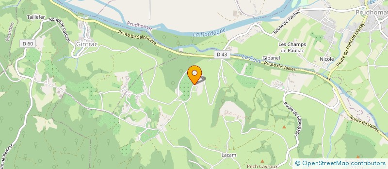 localisation de l'entreprise MONSIEUR JEAN-PIERRE ALRIVIE  GAGNAC-SUR-CERE