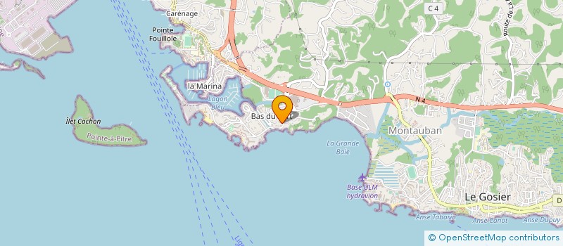 localisation de l'entreprise MONSIEUR JEAN-PIERRE AMIEL  LE GOSIER