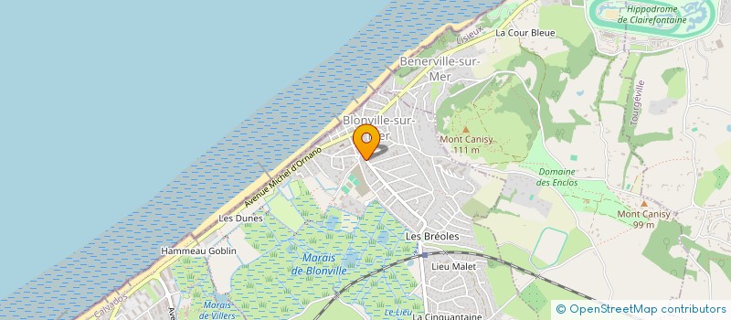 localisation de l'entreprise MONSIEUR JEAN-PIERRE AMRINGER  BLONVILLE-SUR-MER