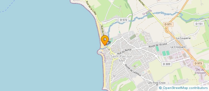 localisation de l'entreprise MONSIEUR JEAN-PIERRE ANDRO  GRANVILLE