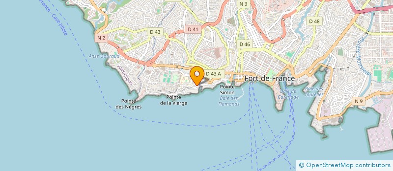 localisation de l'entreprise MONSIEUR JEAN-PIERRE ANGEON à FORT-DE-FRANCE