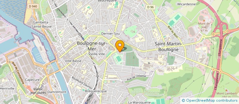 localisation de l'entreprise MONSIEUR JEAN-PIERRE ANSEL  BOULOGNE-SUR-MER