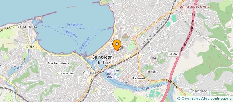 localisation de l'entreprise MONSIEUR JEAN-PIERRE ANTIGNY-LEUILLET à SAINT-JEAN-DE-LUZ