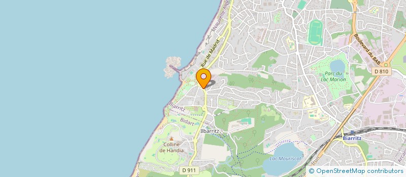 localisation de l'entreprise MONSIEUR JEAN PIERRE ARNAUDUC à BIARRITZ