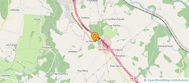 localisation de l'entreprise MONSIEUR JEAN-PIERRE ASTIER  VICQ-SUR-BREUILH