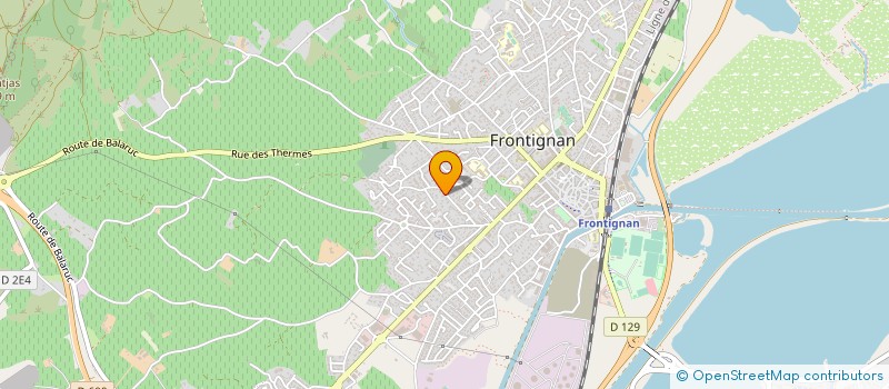 localisation de l'entreprise MONSIEUR JEAN-PIERRE AUBERT à FRONTIGNAN