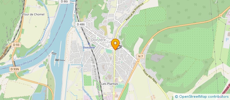 localisation de l'entreprise MONSIEUR JEAN-PIERRE AUDOUARD  DONZERE