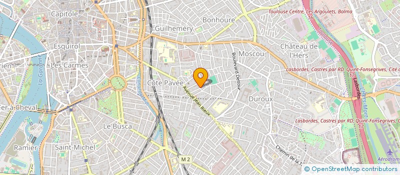 localisation de l'entreprise MONSIEUR JEAN-PIERRE AUDOUIN à TOULOUSE