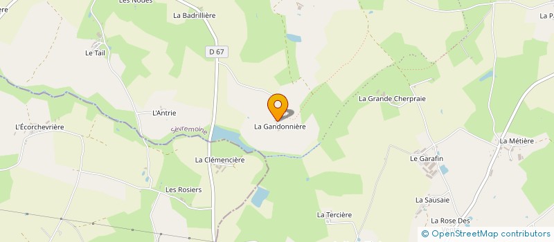 localisation de l'entreprise MONSIEUR JEAN-PIERRE AUGEREAU  SEVREMOINE