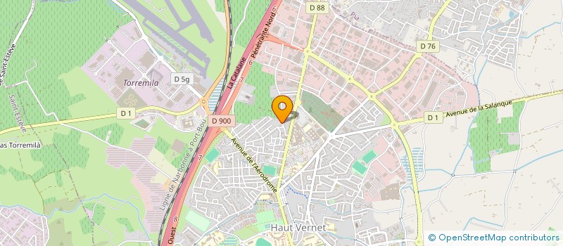 localisation de l'entreprise MONSIEUR JEAN-PIERRE BACHES  PERPIGNAN