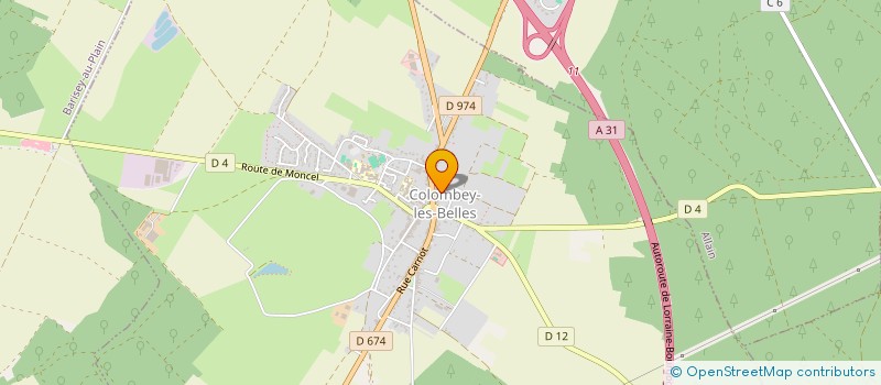 localisation de l'entreprise MONSIEUR JEAN-PIERRE BAGNON  CREPEY