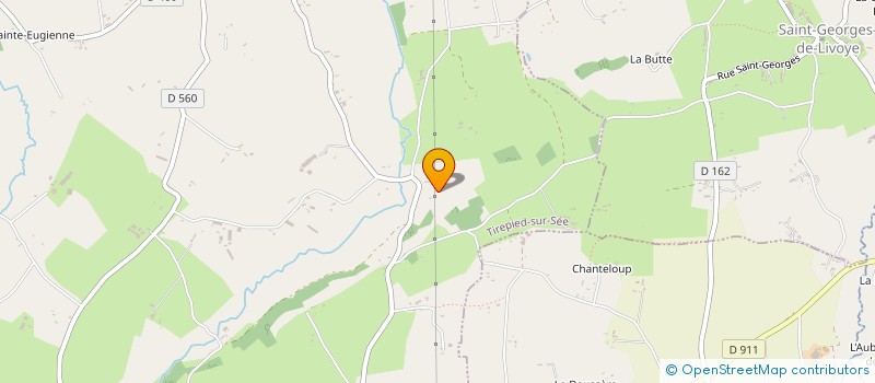 localisation de l'entreprise MONSIEUR JEAN-PIERRE BAINEE  TIREPIED-SUR-SEE