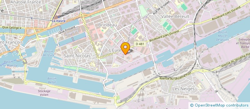 localisation de l'entreprise MONSIEUR JEAN-PIERRE BALESTRA  LE HAVRE