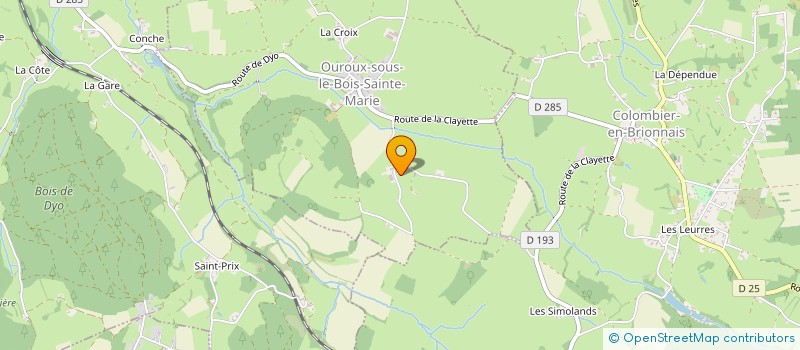 localisation de l'entreprise MONSIEUR JEAN-PIERRE BALLIGAND  GIBLES