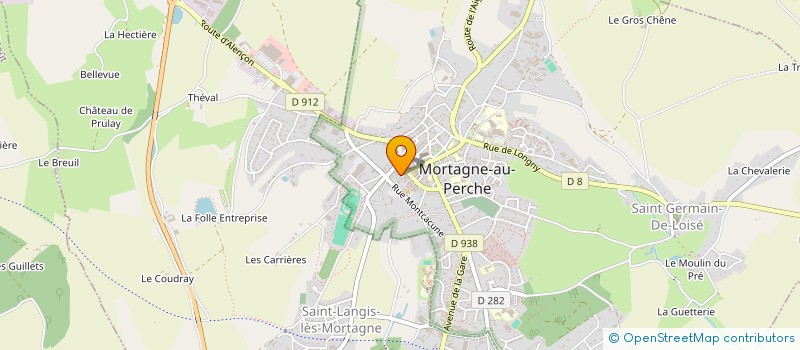 localisation de l'entreprise MONSIEUR JEAN-PIERRE BANSARD  MORTAGNE-AU-PERCHE