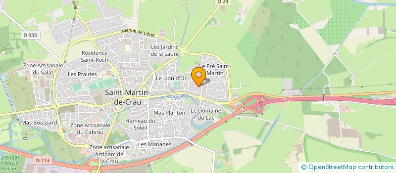 localisation de l'entreprise MONSIEUR JEAN PIERRE BARBET à SAINT-MARTIN-DE-CRAU