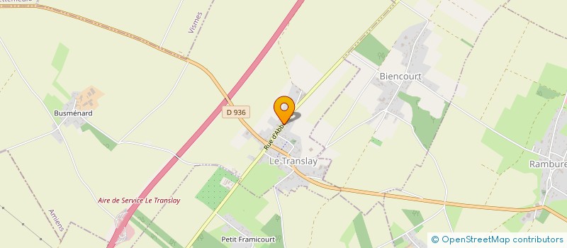 localisation de l'entreprise MONSIEUR JEAN-PIERRE BARBIER  BIENCOURT