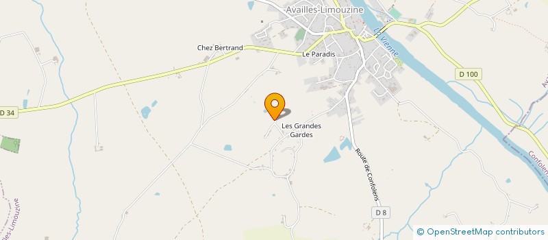 localisation de l'entreprise MONSIEUR JEAN-PIERRE BARDET à AVAILLES-LIMOUZINE