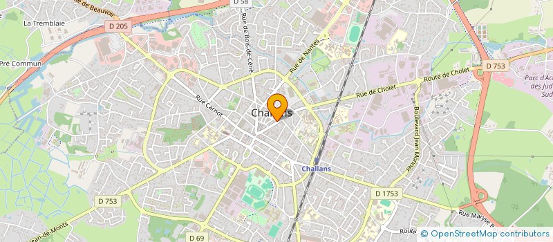 localisation de l'entreprise MONSIEUR JEAN-PIERRE BARRE à CHALLANS