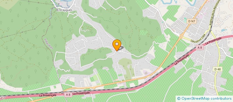 localisation de l'entreprise MONSIEUR JEAN-PIERRE BARRET  VIDAUBAN