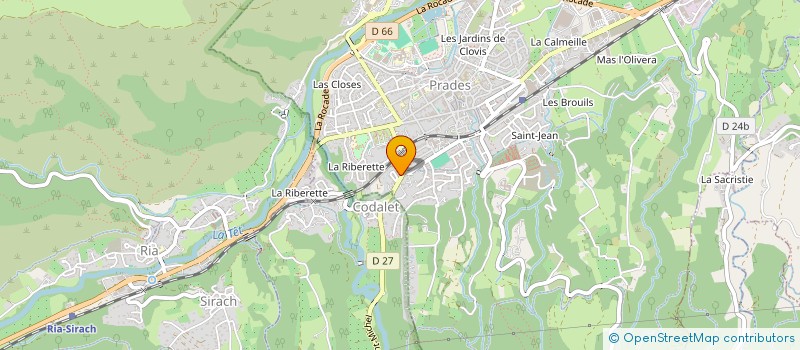 localisation de l'entreprise MONSIEUR JEAN-PIERRE BASCOU à PRADES