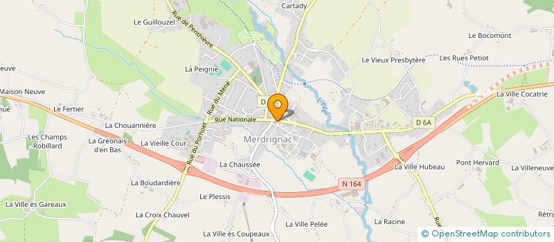 localisation de l'entreprise MONSIEUR JEAN-PIERRE BASQUIN à MERDRIGNAC