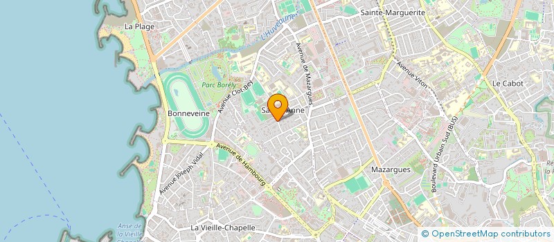 localisation de l'entreprise MONSIEUR JEAN PIERRE BASTIDE  MARSEILLE