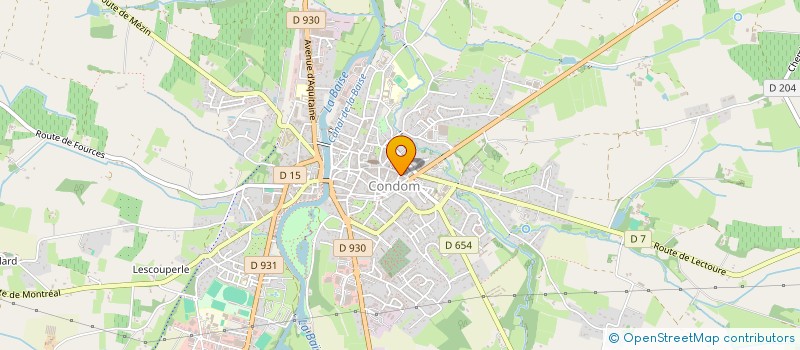 localisation de l'entreprise MONSIEUR JEAN-PIERRE BATAVE  CONDOM