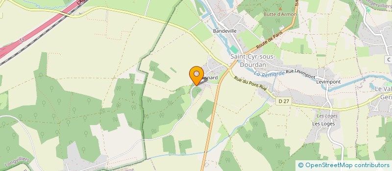 localisation de l'entreprise MONSIEUR JEAN-PIERRE BAUDRY  SAINT-CYR-SOUS-DOURDAN