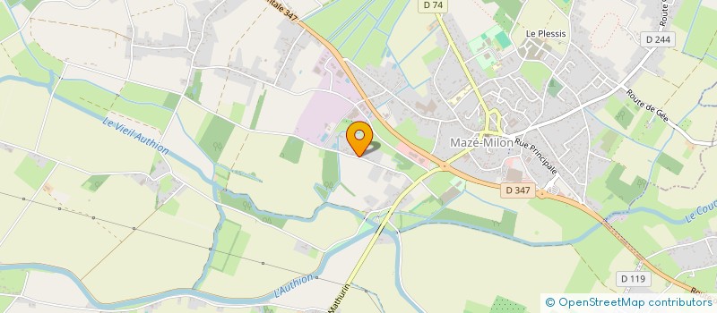 localisation de l'entreprise MONSIEUR JEAN-PIERRE BAUMONT à MAZE-MILON