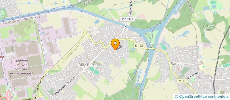 localisation de l'entreprise MONSIEUR JEAN-PIERRE BAZAIDIA  BILLY-BERCLAU