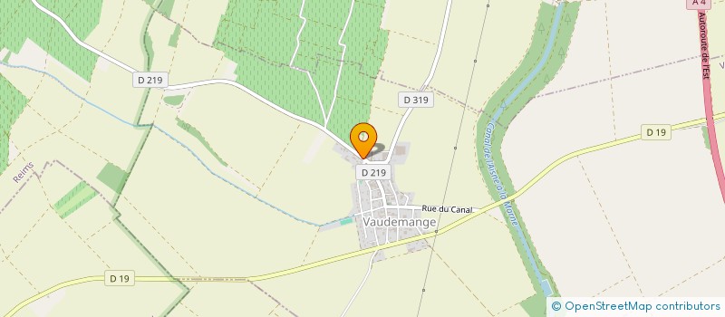 localisation de l'entreprise MONSIEUR JEAN-PIERRE BEAUFORT  VAUDEMANGE