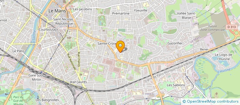 localisation de l'entreprise MONSIEUR JEAN-PIERRE BECLIER à LE MANS