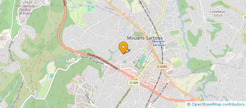 localisation de l'entreprise MONSIEUR JEAN-PIERRE BECQUET à MOUANS-SARTOUX