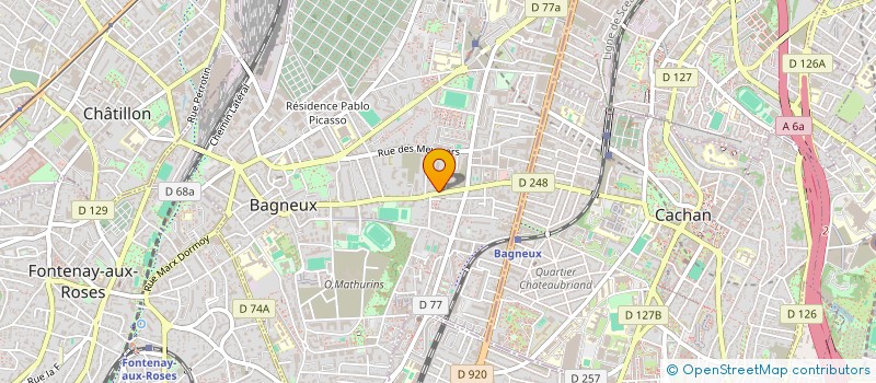 localisation de l'entreprise MONSIEUR JEAN PIERRE BEDOS à BAGNEUX