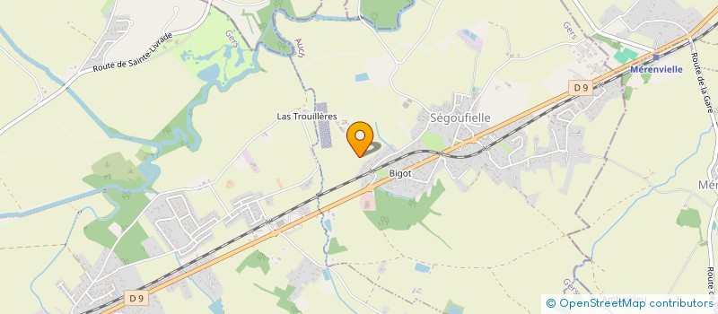 localisation de l'entreprise MONSIEUR JEAN-PIERRE BEGUE  SEGOUFIELLE