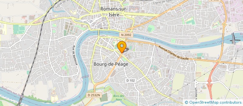 localisation de l'entreprise MONSIEUR JEAN-PIERRE BELLIER  BOURG-DE-PEAGE