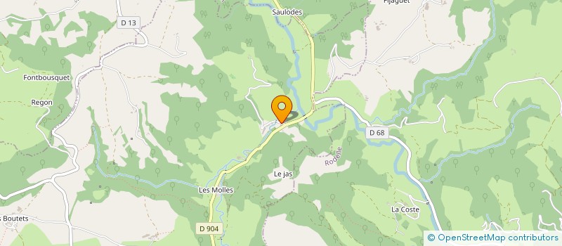 localisation de l'entreprise MONSIEUR JEAN-PIERRE BELLOUGUET  MURET-LE-CHATEAU