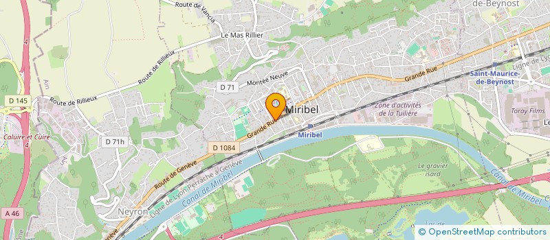 localisation de l'entreprise MONSIEUR JEAN-PIERRE BENACCHIO à MIRIBEL