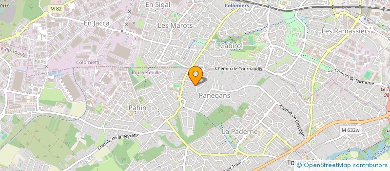 localisation de l'entreprise MONSIEUR JEAN-PIERRE BENARD à TOURNEFEUILLE