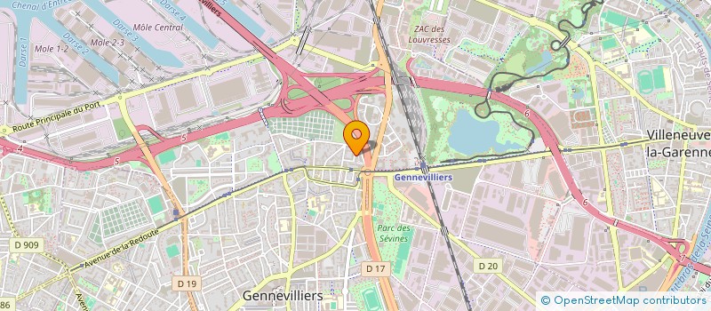 localisation de l'entreprise MONSIEUR JEAN PIERRE BENCHABBI  GENNEVILLIERS
