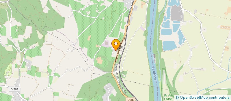 localisation de l'entreprise MONSIEUR JEAN-PIERRE BERAUD  BOURG-SAINT-ANDEOL