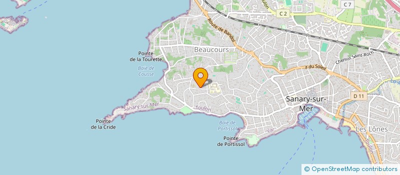 localisation de l'entreprise MONSIEUR JEAN-PIERRE BERGEON à SANARY-SUR-MER
