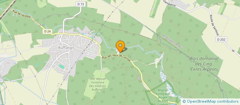 localisation de l'entreprise MONSIEUR JEAN-PIERRE BERLEMONT  AUFFARGIS